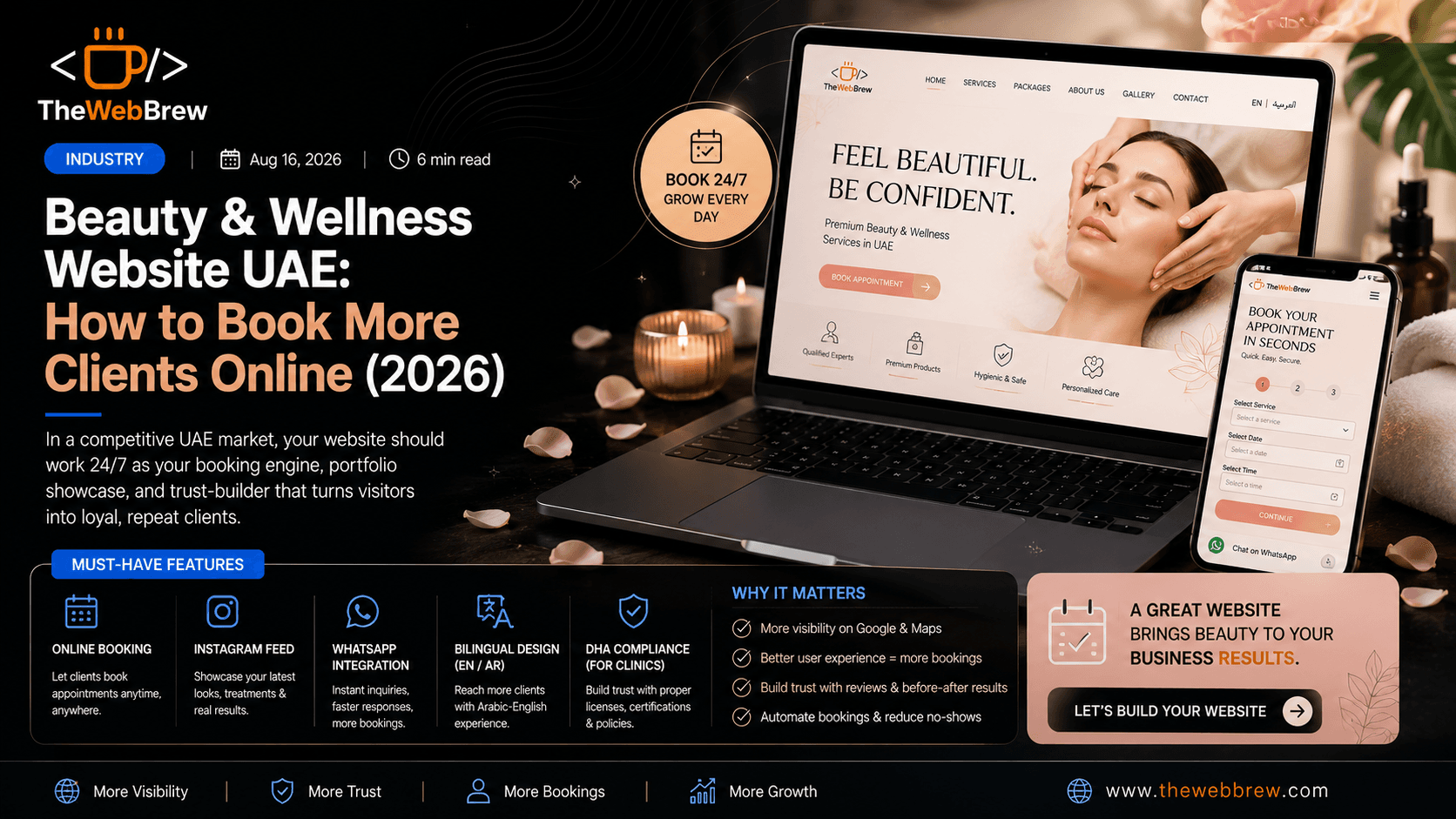Beauty Wellness Website UAE