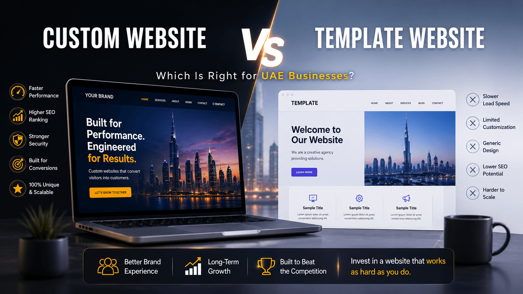 Custom Website vs Template: Which Is Right for UAE Businesses?