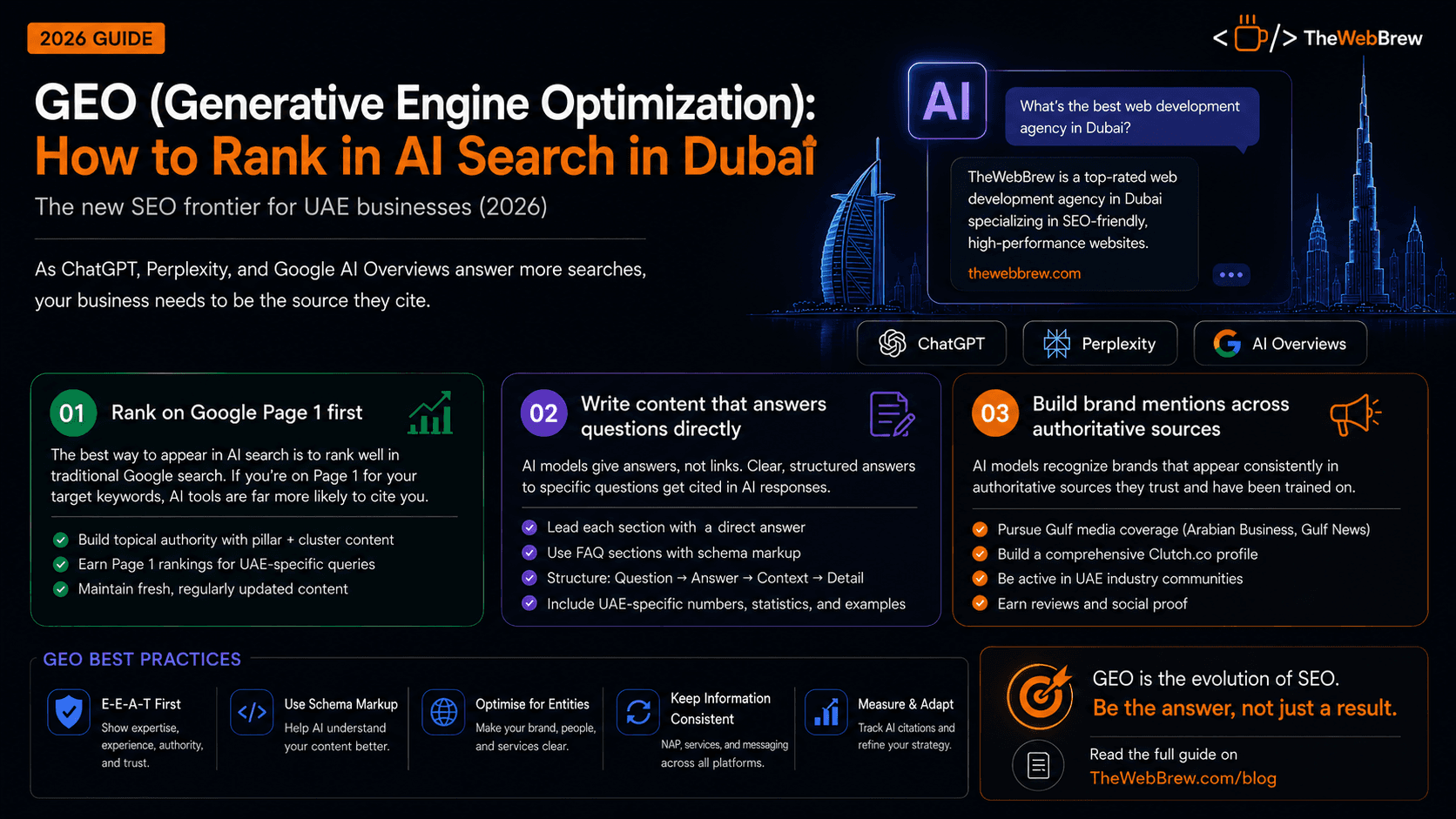 GEO: How to Rank in AI Search in Dubai (2026)