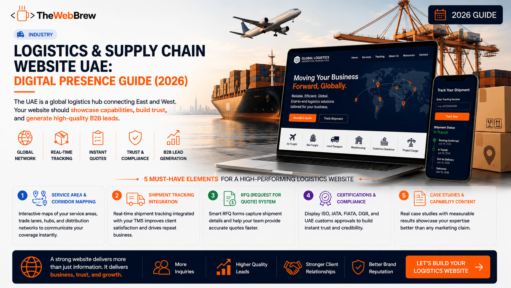 Logistics & Supply Chain Website UAE