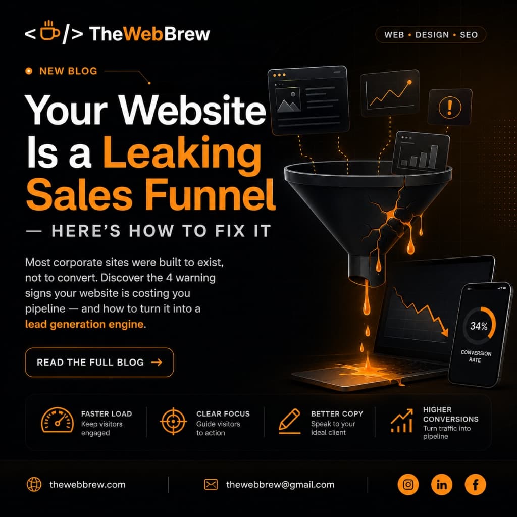 Your Website Is a Leaking Sales Funnel — Here's How to Fix It