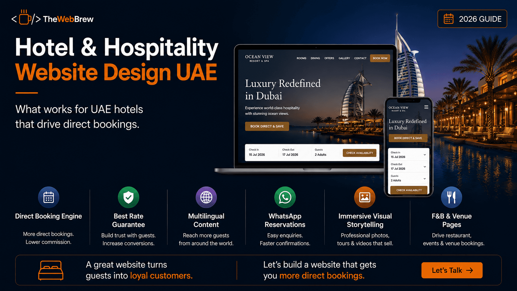 Hotel & Hospitality Website Design UAE
