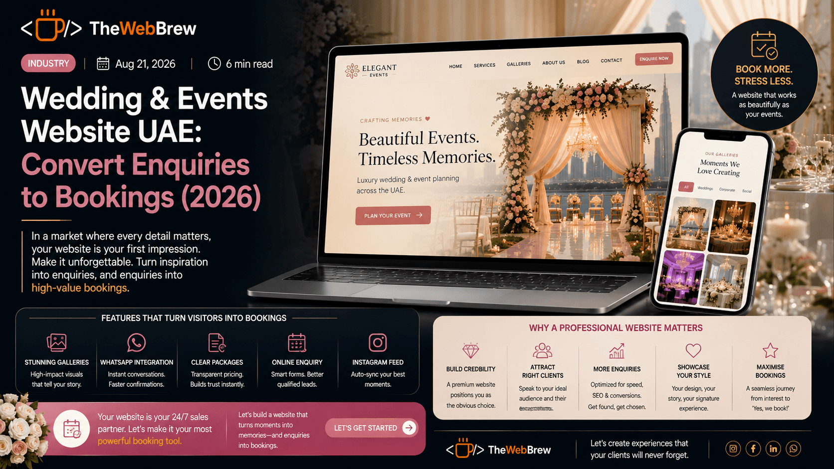 Wedding Events Website UAE